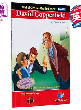 进口原版 *全球经典分级读物B2级-大卫·科波菲尔 FCE水平 Global Classics Graded Reader Level B2 - David Coppe   GLOBAL ELT