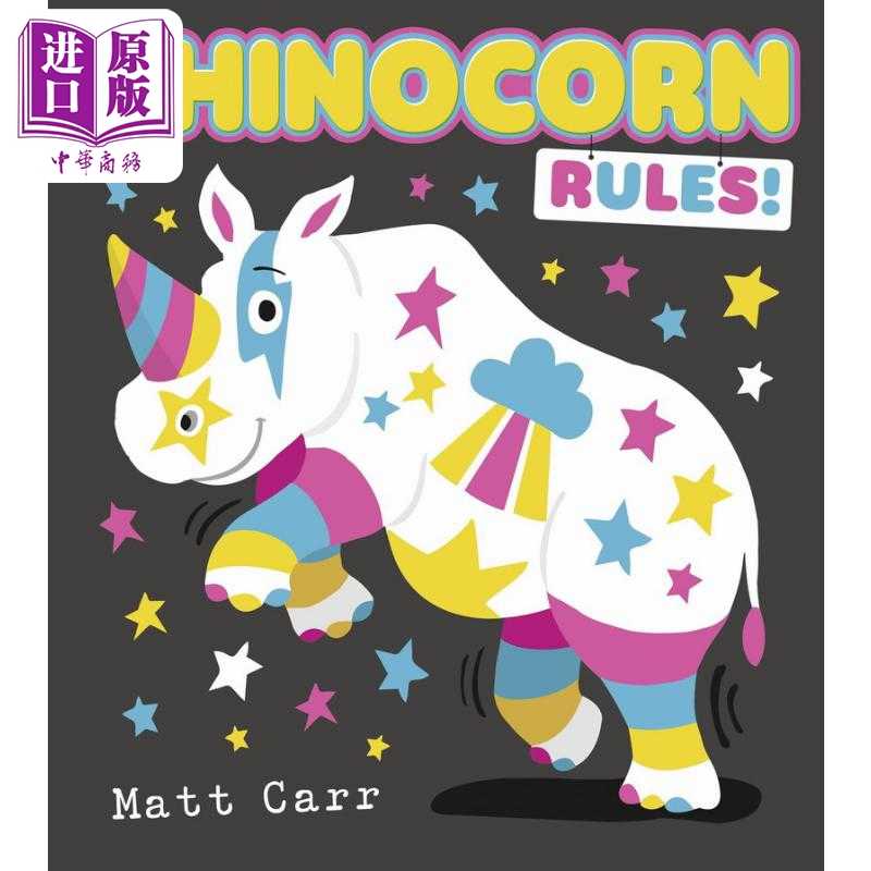 进口原版 *Matt Carr:Rhinocorn Rules 犀牛罗恩 英文原版 进口图书 儿童绘本 动物故事图画书 亲子童书儿童读物 精   FARSHORE