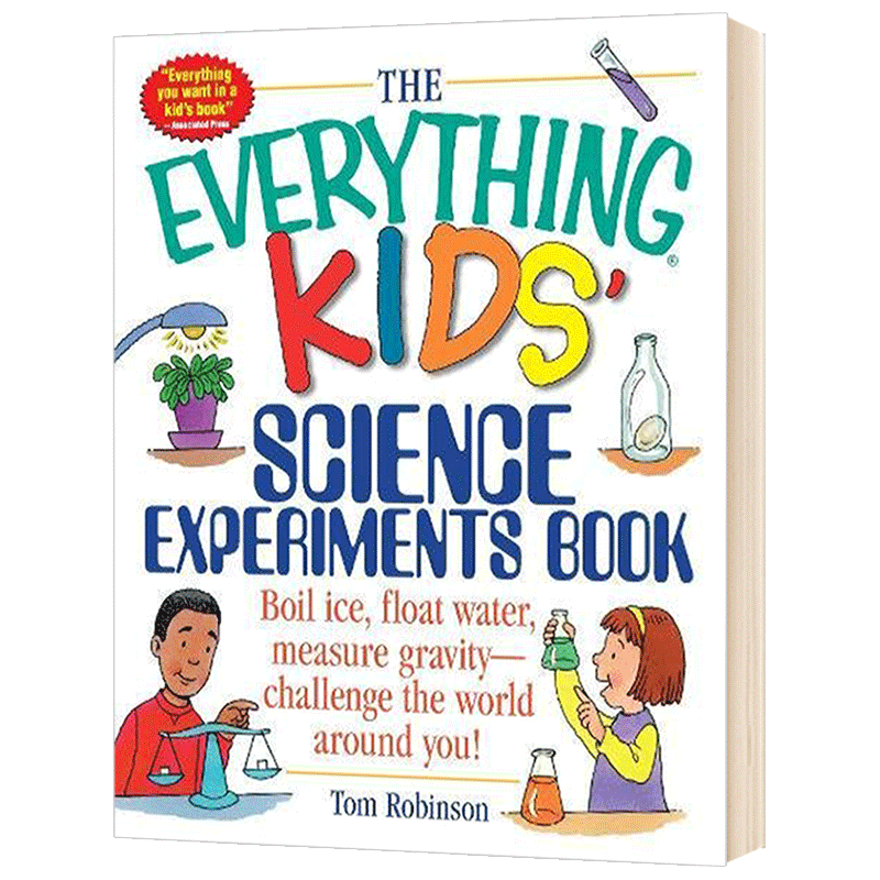 进口原版 孩子的百宝箱 科学实验 英文原版 The Everything Kids' Science Experiments Book STEM 进口儿童英语科普读物书籍