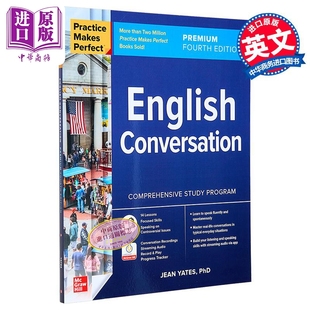 进口原版 *【2024年新版】熟能生巧 英语对话 英文原版 第四版 Practice Makes Perfect English Conversation Prem   McGraw Hill