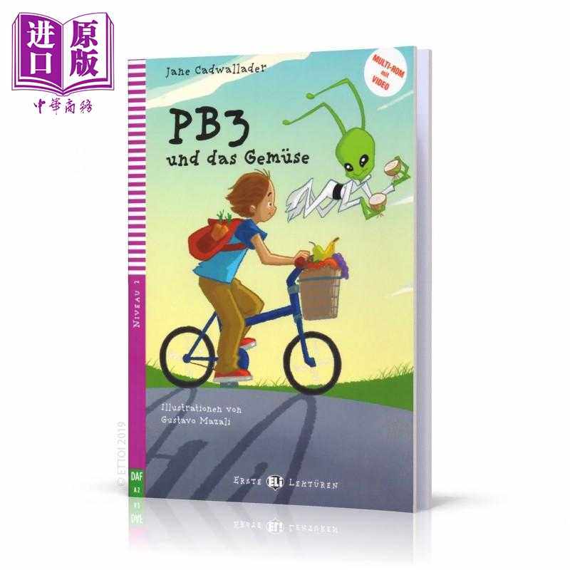 进口原版 *Erste ELI Lektüren 系列 PB3 und das Gemüse 蔬菜 含音频 德文原版 德语分级阅读读物   ELI Publishing Group