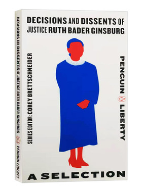 进口原版 鲁思巴德金斯伯格法官的判决和异议 英文原版 Decisions and Dissents of Justice Ruth Bader Ginsburg 英文版进口原