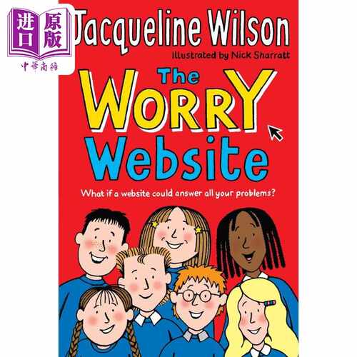 进口原版 *杰奎琳.威尔逊短篇小说 E网悄悄话 The Worry Website 英文原版 儿童读物 小说故事 进口童书 650L 初级   Yearling