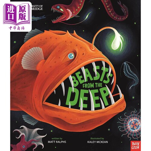 进口原版 *剑桥大学合作出版系列 海洋深处的野兽University of Cambridge Beasts from the Deep英文原版 儿童科普   Nosy Crow