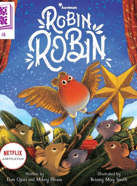 进口原版 *Briony May Smith Robin Robin 小鸟罗宾 Netflix网飞热播卡通动画剧集 英文原版 进口图书 儿童故事绘本   Two Hoots