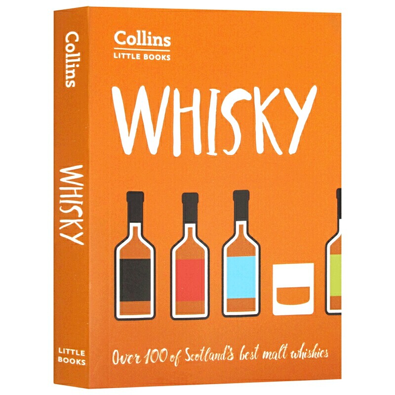 进口原版 柯林斯小书系列 威士忌 英文原版 Whisky Over 100 of Scotland's Best Malt Whiskies 英文版 进口原版英语书籍