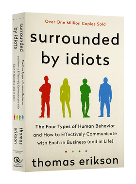 进口原版 Surrounded by Idiots 被白痴包围 英文原版 美版 人类行为的四种模式 心理学行为学 The Four Types of Human Behavi