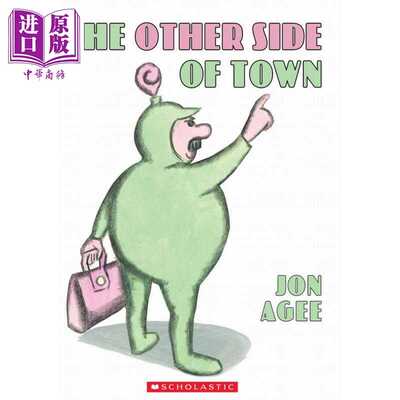进口原版 *Jon Agee:The Other Side Of Town (With Cd) 城镇的另一边 英文原版 进口图书 儿童绘本 故事图画书 精   Scholastic M