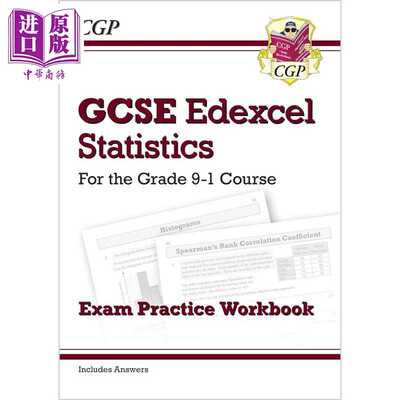 进口原版 *英国CGP GCSE Statistics Edexcel Exam Practice Workbook (includes Answers)   CGP