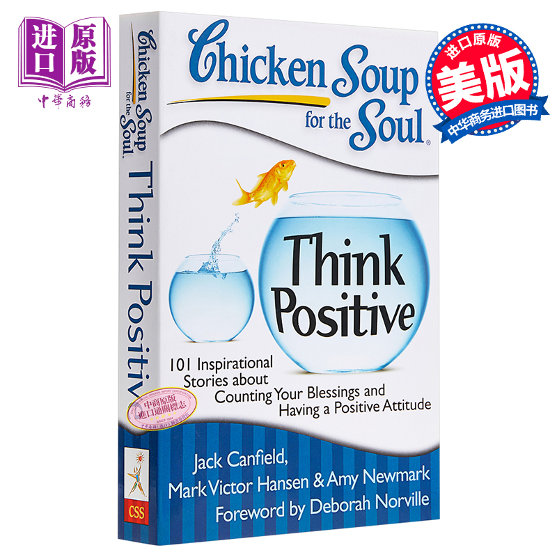 进口原版 *心灵鸡汤英文 书籍 英文原版 Chicken Soup for the Soul Think Positive Jack Canfield   Chicken Soup for the Soul