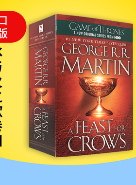 进口原版 冰与火之歌4 群鸦的盛宴 英文原版小说 A Feast for Crows 全英文版 A Song of Ice and Fire 乔治马丁 HBO美剧原著