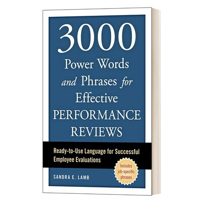 进口原版 3000 Power Words and Phrases for Effective Performance Reviews 3000个有效绩效评估的有力词汇和短语 英文版 进