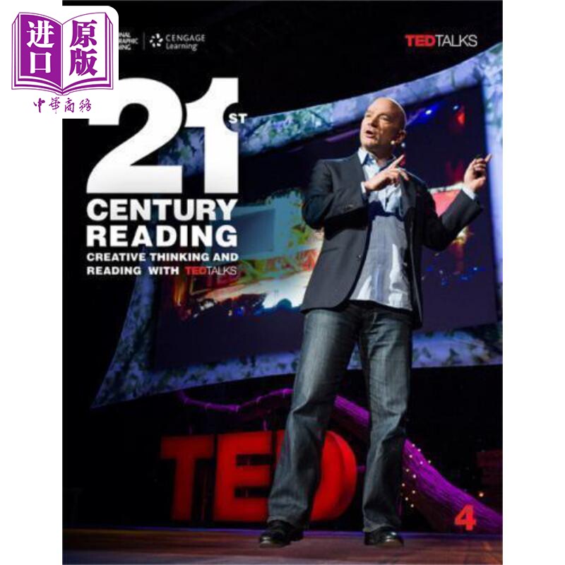 进口原版 *21世纪阅读4 美国国家地理英语教材学生书 英文原版 21st Century Reading 4 Reading with Ted Student    Cengage Lea