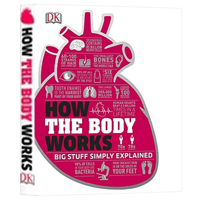 进口原版 DK人体百科全书 人体是如何运作的 英文原版 How the Body Works: The Facts Visually Explained 视觉图解科普 精装