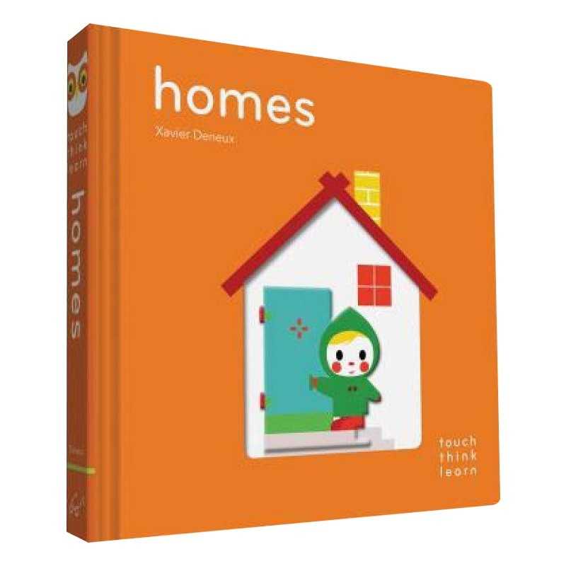 进口原版 ToＵＣhThinkLearn Homes 触摸思考学习 家庭 儿童英语认知启蒙读物 房屋 英文原版 英文版 Xavier Deneux   Chronicle