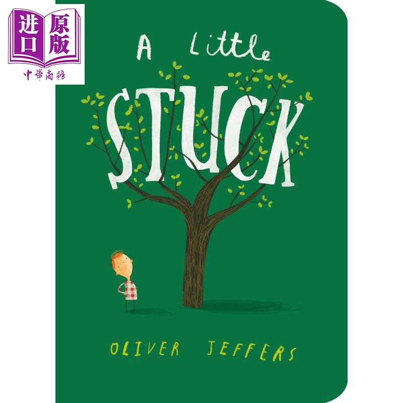 进口原版 *Oliver Jeffers 奥利弗·杰弗斯 卡住了 A Little StＵＣk 获奖作家 低幼亲子启蒙绘本 纸板书 英文原版 3-