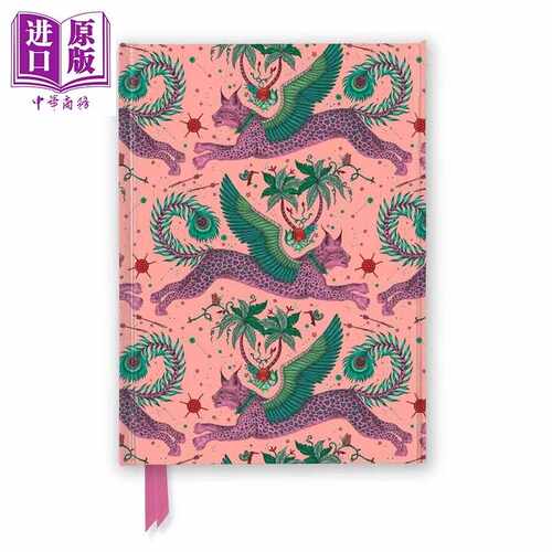 进口原版 *艾玛 J 希普利 猞猁 烫金手帐 英文原版 Emma J Shipley Lynx Foiled Journal Flame Tree Studio   Flame Tree Publish