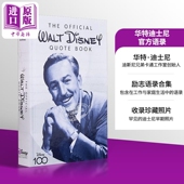 Book 华特迪士尼官方语录 Official Disney 英文原版 The 影视相关人物传记 Walter 进口原版 Walt Quote Press