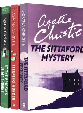 进口原版 Miss Marple 阿加莎系列 马普尔小姐探案第二季4册 英文原版 英文版侦探小说 魔手 煦阳岭的疑云 斯塔福特疑案 英语书