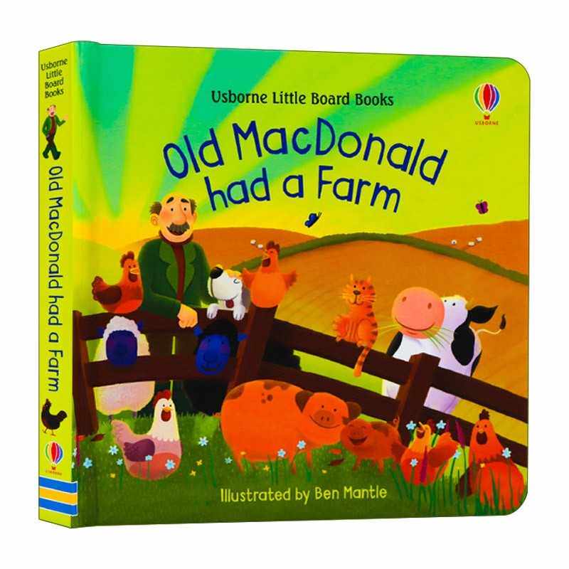 进口原版 英文原版 Little Board Books Old Macdonald Had a Farm 麦克唐纳爷爷的农场 纸板书 儿童英语经典童谣故事 英文版