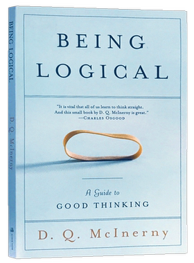 进口原版 简单的逻辑学 英文原版 Being Logical A Guide to Good Thinking思维逻辑指南 D.Q.McInerny麦克伦尼 逻辑学科普入门