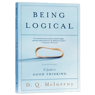 进口原版 逻辑学科普入门 Thinking思维逻辑指南 Logical 英文原版 D.Q.McInerny麦克伦尼 Guide 逻辑学 Good 简单 Being