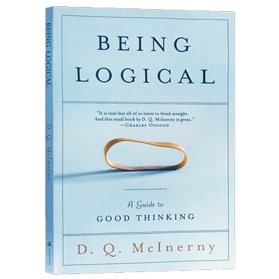 进口原版 简单的逻辑学 英文原版 Being Logical A Guide to Good Thinking思维逻辑指南 D.Q.McInerny麦克伦尼 逻辑学科普入门