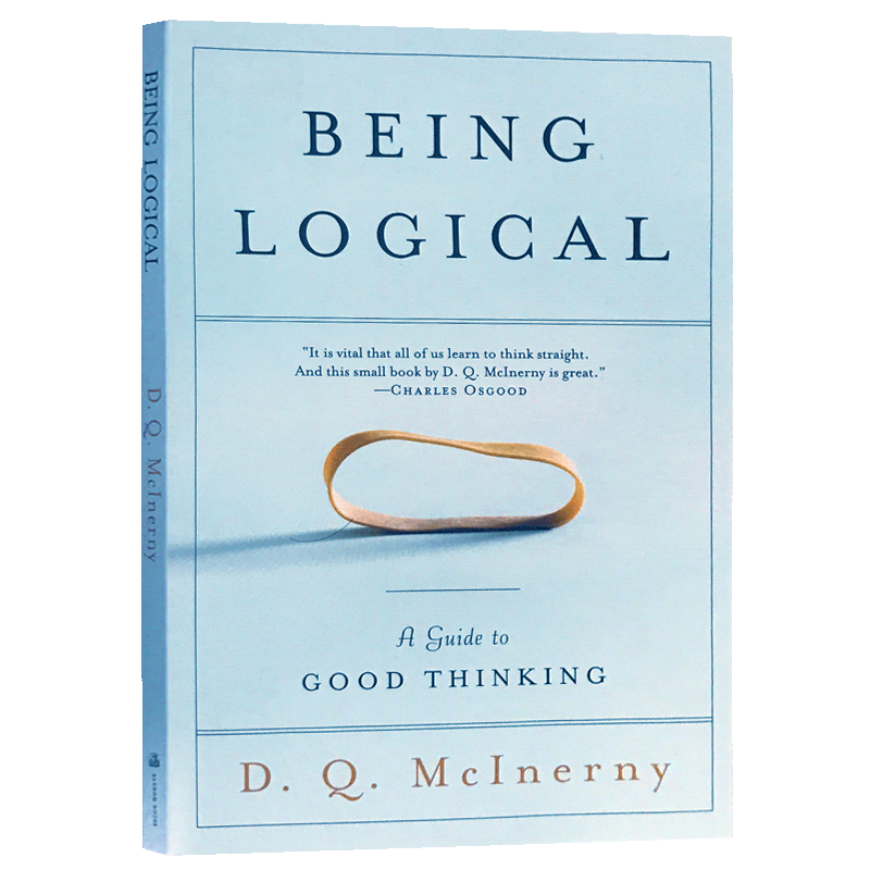 进口原版 简单的逻辑学 英文原版 Being Logical A Guide to Good Thinking思维逻辑指南 D.Q.McInerny麦克伦尼 逻辑学科普入门