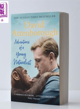 进口原版 *大卫爱登堡自然行记 英文原版 Adventures of a Young Naturalist David Attenborough   John Murray Publisher