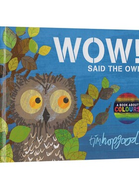 进口原版 WOW Said the Owl 小猫头鹰看世界 纸板书 英文原版绘本 英文版   Macmillan