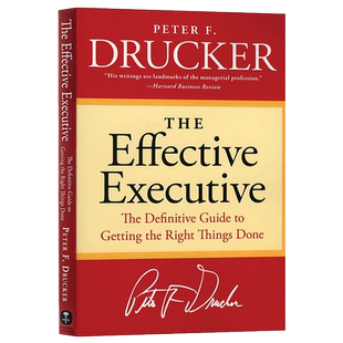 有效 卓有成效 Executive 進口原版 執行 5個習慣 The DrＵＣker彼得德魯克談高效能 管理者 進口 Effective 管理學 英文原版
