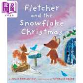 冬天 适合孩子 Christmas英文原版 Snowflake 故事图画书 and 冬天读物 Greenwillow 儿童绘本 Fletcher the 小狐狸 进口原版