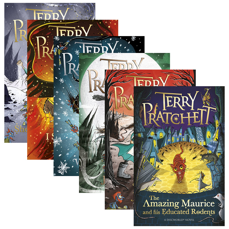 进口原版 碟形世界6本套装 英文原版 Discworld 魔法奇幻世界 媲美哈利波特和魔戒 卡内基儿童文学奖 外国科幻小说书 英文版进