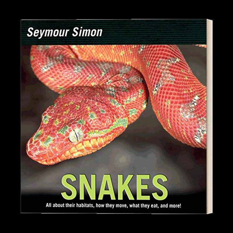 进口原版 Snakes 英文版 科学博物馆 蛇 自然科学科普绘本 STEM读物 英文原版绘本 进口英语原版书籍   HarperCollins