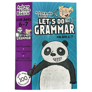 进口书籍英文版 7岁 小学教材 英文原版 书 Brodie Let Grammar 进口原版 瑞雅进口 英国小学英语语法练习册6 Andrew