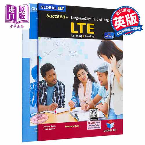 进口原版 *Global ELT英语教辅 SＵＣceed in LTE LanguageCert CEFR A1-C2 备考朗思语言认证考试练习测试自学套装   GLOBAL ELT