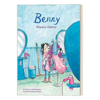 进口原版 Benny Wants a Haircut Sam & Benny 3 班妮想剪头发 山姆与班妮的故事系列 儿童精装绘本 Judith Koppens 英文版进口