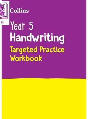进口原版 *Collins Year 5 Handwriting Targeted Practice Workbook 柯林斯书写针对性练习册 五年级 英文原版 小   Harper Colli