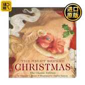 圣诞前夜 Oversized The Board Night Padded 英文原版 大开本纸板书 Christmas 进口原版 Santore Before 插画师Charles Book