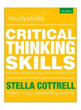 进口原版 英文原版 Critical Thinking Skills 批判性思维训练手册 斯特拉·科特雷尔 第四版 英文版 进口英语原版书籍