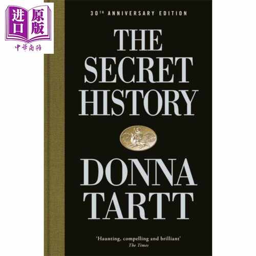 进口原版 *校园秘史 30周年纪念版 英文原版 The Secret History 30th anniversary edition Donna Tartt   Penguin UK