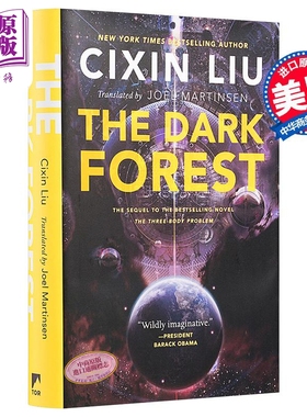 进口原版 *刘慈欣三体2黑暗森林精装 英文原版书科幻小说 The Dark Forest The Three Body Problem Cixin Liu   St.Martins Press