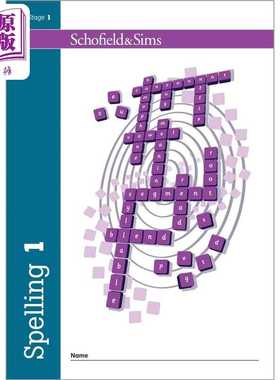 进口原版 *英国S&S教辅 Spelling 1 拼写 1 5-6岁  英文原版 英语字母拼写练习   Schofield and Sims