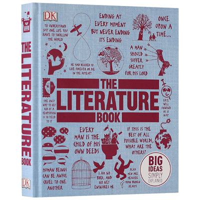 进口原版 DK文学百科 人类的*百科丛书 英文原版 The Literature Book DK百科系列图解 全彩精装Big Ideas Simply Explained