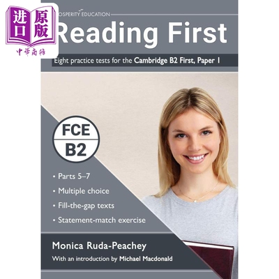 进口原版 *Reading First: Eight practice tests for the Cambridge B2 First 阅读提升 剑桥FCE考试：B2等级8套模   Prosperity