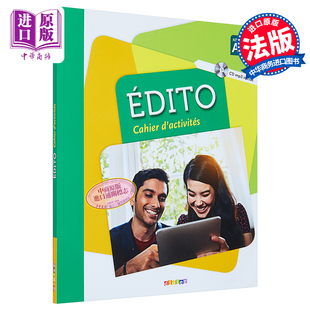进口原版 *青少儿法语教材 Edito A2 练习册 mp3 法文原版 Edito niveau A2 2016 CAHIER mp3 Elodie Heu   Didier