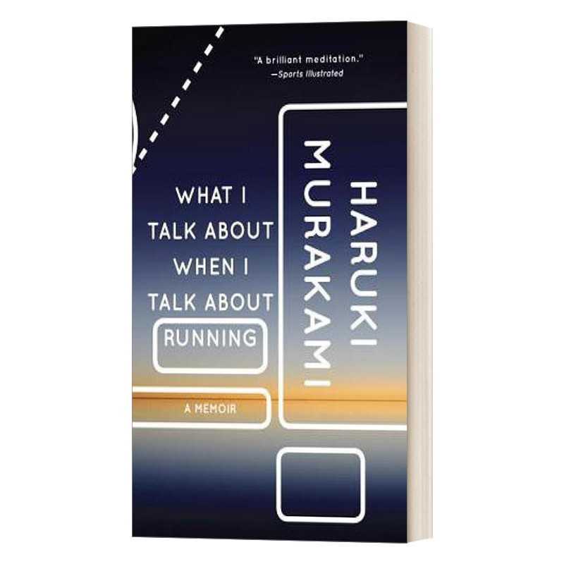 进口原版 英文原版 What I Talk About When I Talk About Running 当我谈跑步时我谈些什么 回忆录 村上春树 英文版 进口英语