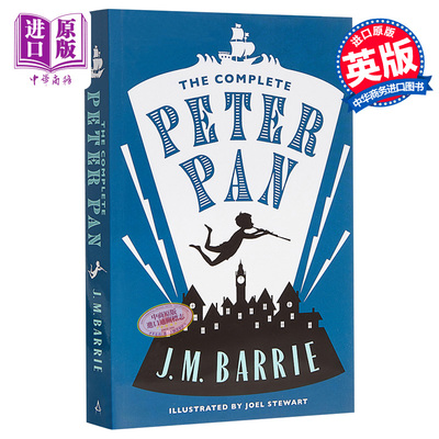 进口原版 *儿童文学经典 小飞侠彼得潘 The Complete Peter Pan 儿童文学故事带插图小说 平装 英文原版 7-12岁   ALMA BOOKS