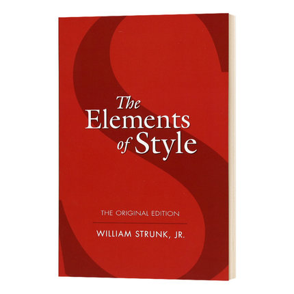 进口原版 风格的要素 原始版 The Elements of Style Dover Language Guides 英文原版 经典写作指南 进口英语工具书 搭onwriti