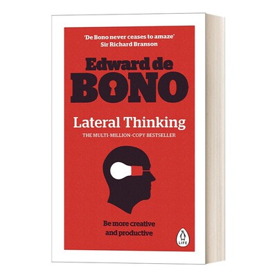 进口原版 Lateral Thinking A Textbook of Creativity 横向思维法 将想象力注入思维 爱德华·德博诺 英文版 进口英语原版书籍